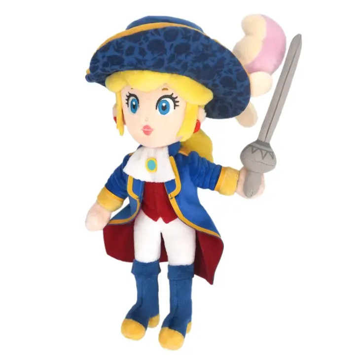 Sanei - 10" Swordfighter Peach Plush (A13)